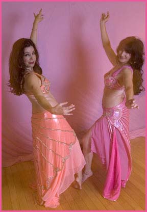 Miriam and Juliet, Arabesque Dancers