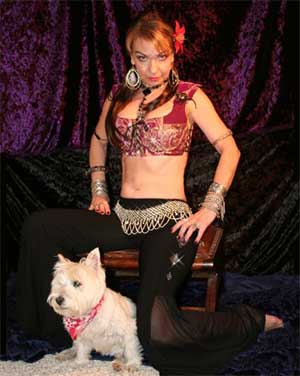Diana teaches bellydancers about chakras using tribal dance